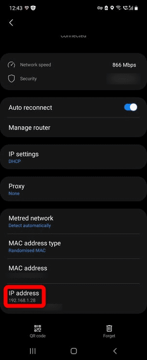 Samsung Network Info